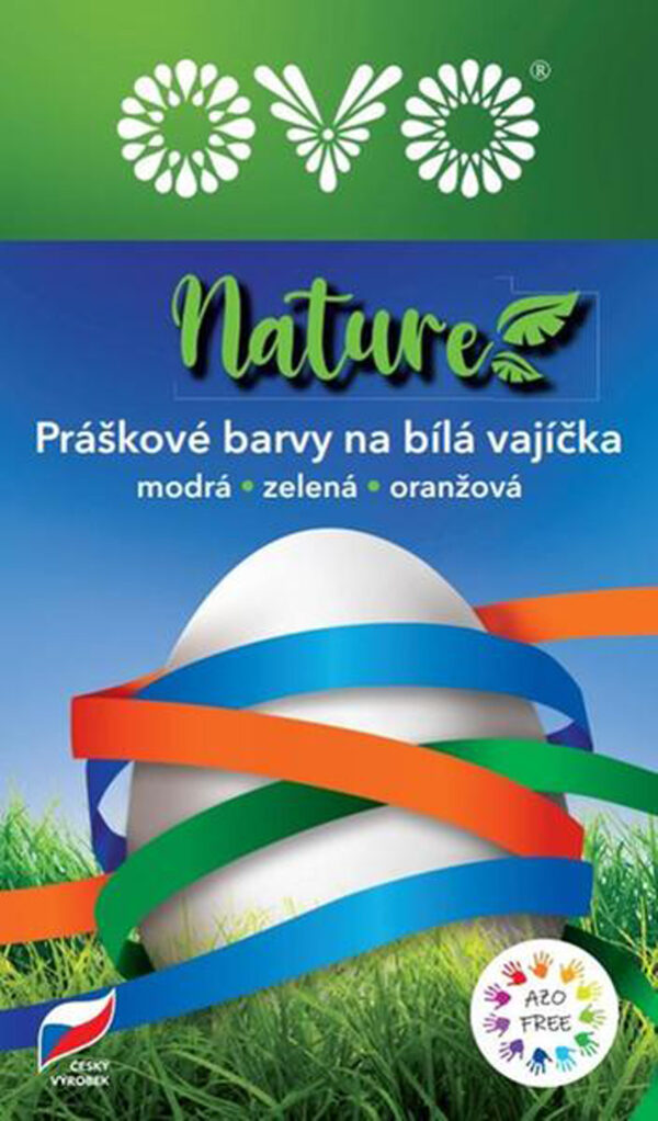 Barvy na velikonoční vajíčka OVO nature MODRÁ