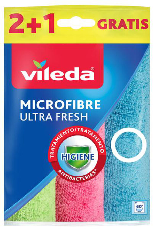 Mikrohadřík VILEDA Ultra Fresh 2+1ks