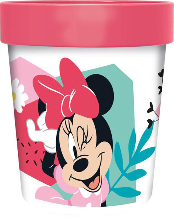 STOR Plastový kelímek MINNIE 260ml protiskluzový