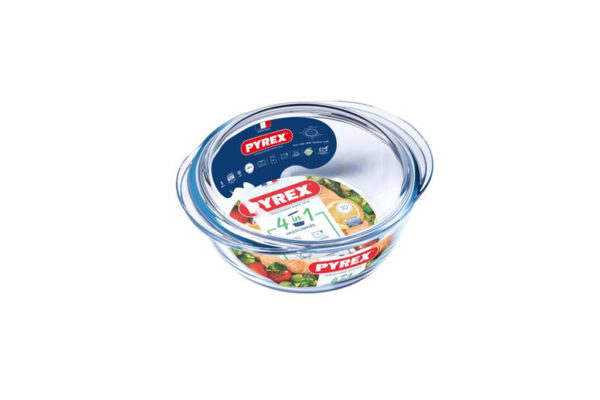 Skleněná zapékací mísa PYREX s víkem Ø20cm/2