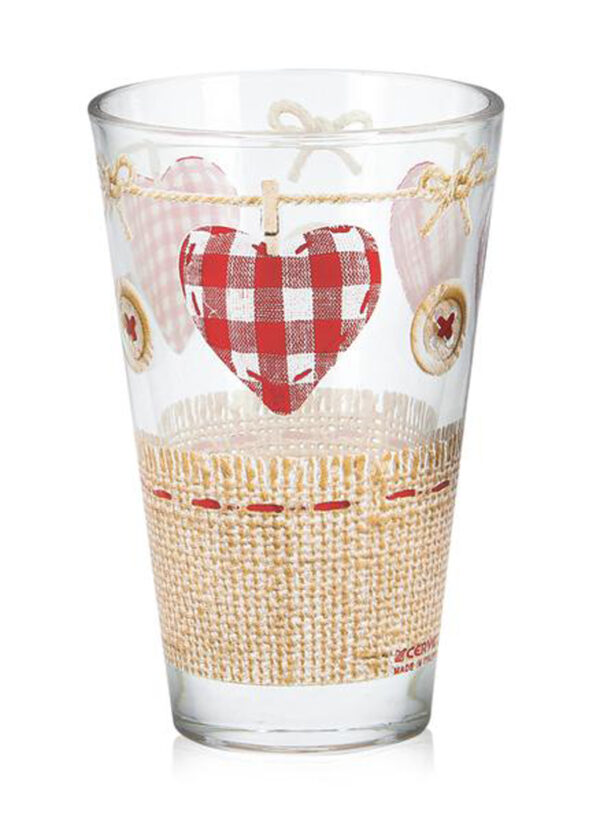 Sklenice CERVE Valentina Nadia 310ml srdce