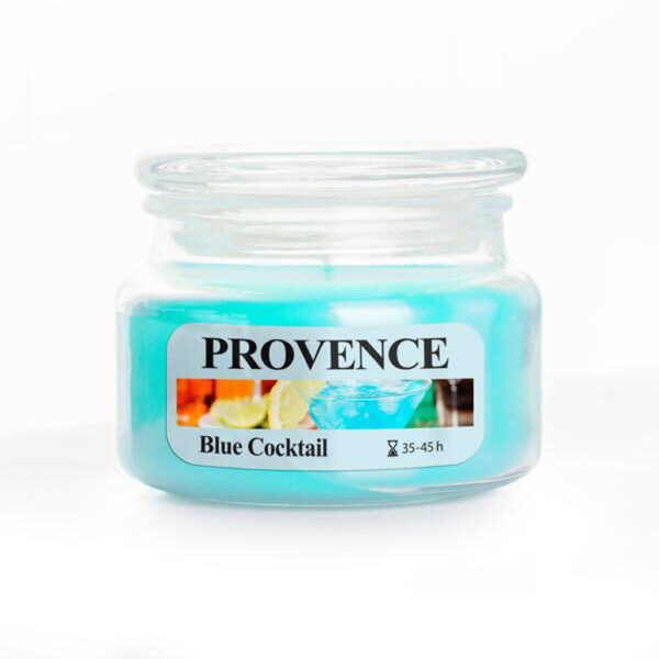 Vonná svíčka ve skle PROVENCE 45 hodin blue cocktail